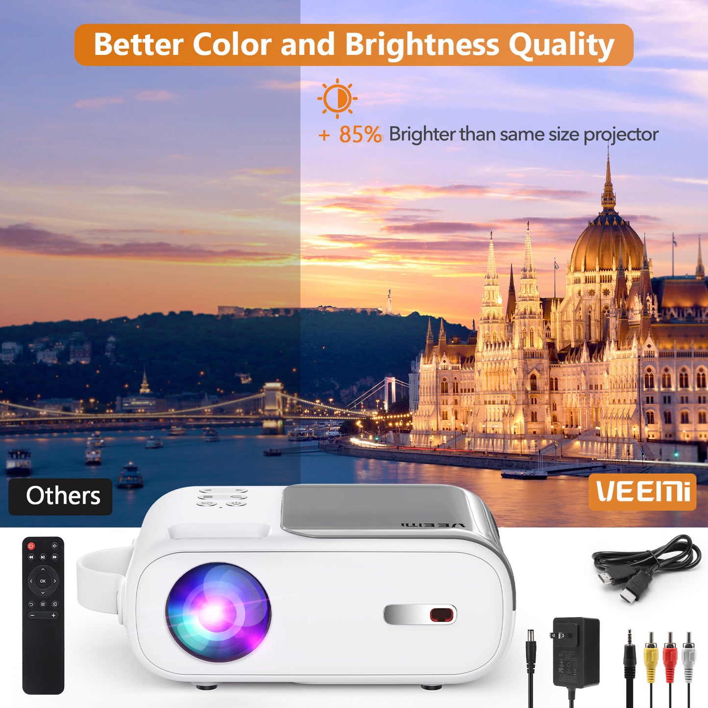 Home Theater Projectors for Sale Laser Cube Projector LED LCD Headlight Proyector