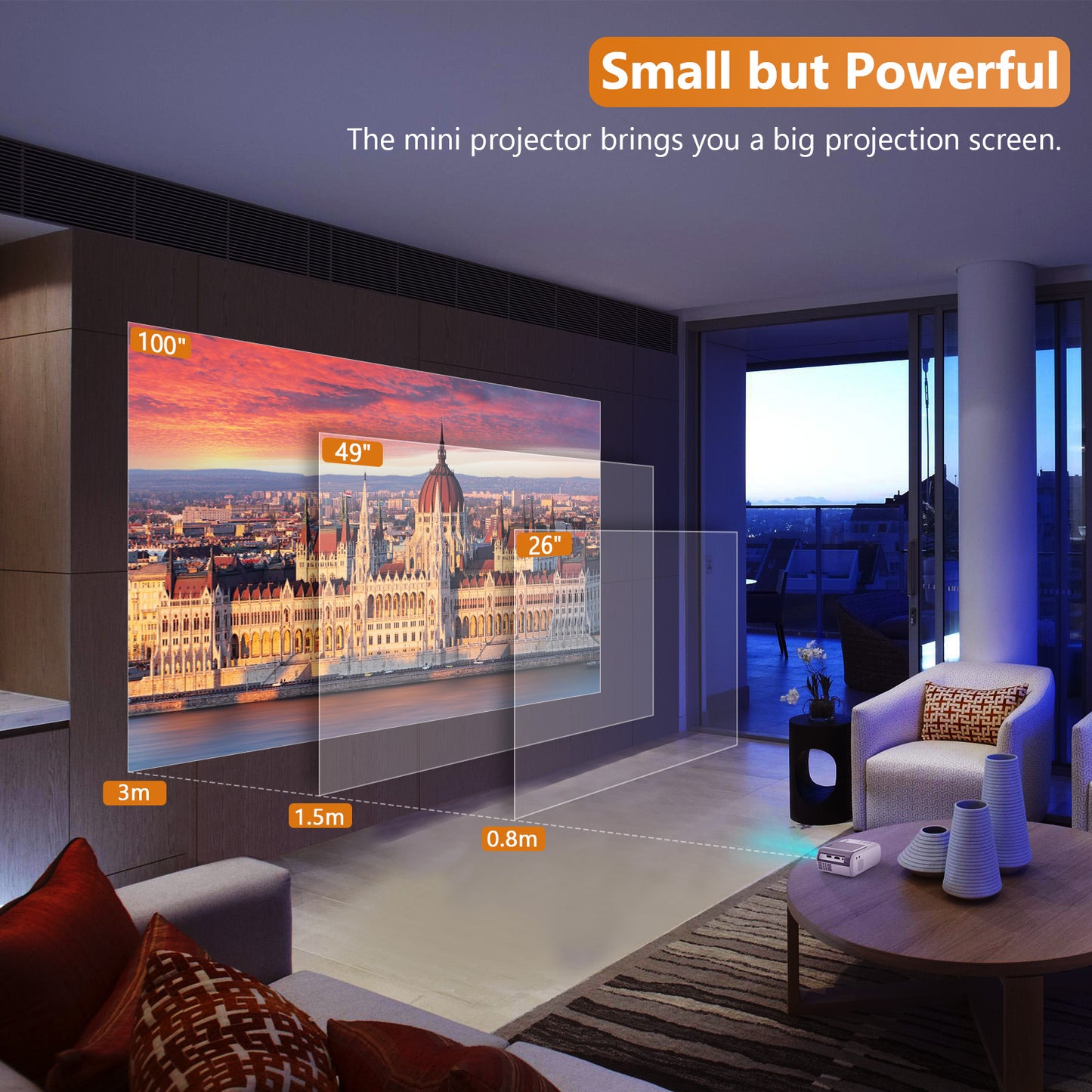 Home Theater Projectors for Sale Laser Cube Projector LED LCD Headlight Proyector