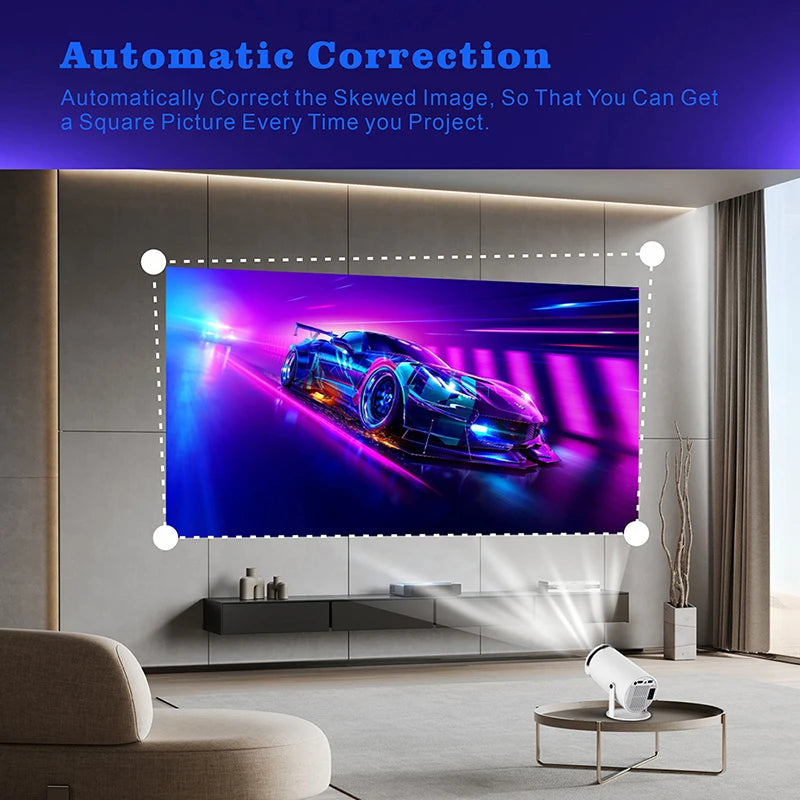 Hot HY300 Smart Portable Projecteur HY300 Pro Plus Projector Android 11 Wifi Game Proyector HY300 Pro+ Mini Video Projectors